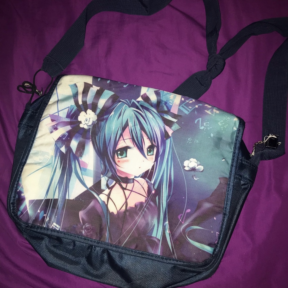 Hatsune Miku Vocaloid Anime Messenger Bag